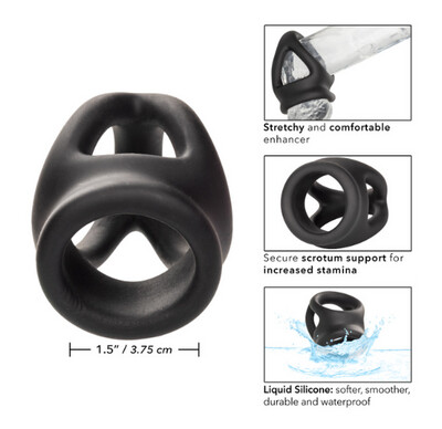 Alpha Liquid Silicone Dual Cage &amp; Ring