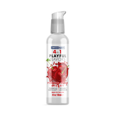 Swiss Navy 4-in-1 Playful Flavors- Poppin Cherry