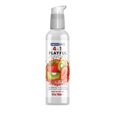 Swiss Navy 4-in-1 Playful Flavors- Strawberry Kiwi