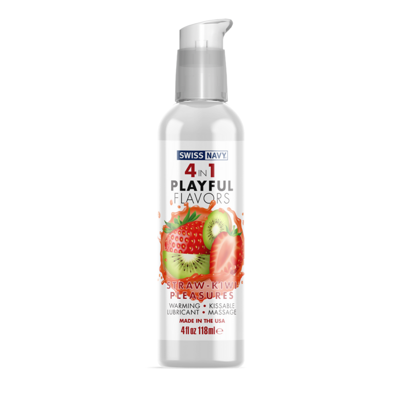 Swiss Navy 4-in-1 Playful Flavors- Strawberry Kiwi