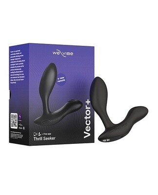 We-Vibe Vector+ Rechargeable Prostate Massager with Remote Control