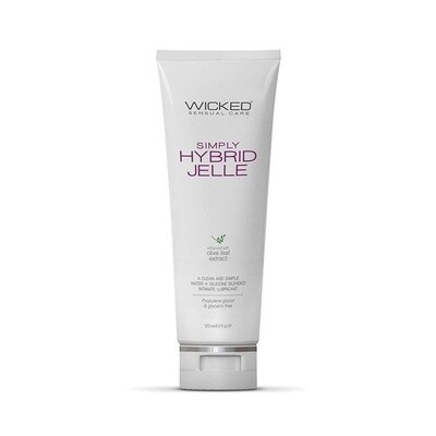 Wicked Simply Hybrid Jelle Lubricant with Olive Leaf Extract