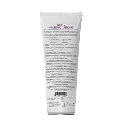 Wicked Simply Hybrid Jelle Lubricant with Olive Leaf Extract