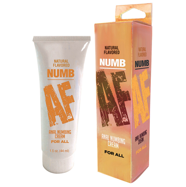 Numb AF Anal Numbing Cream, Flavor: Unflavored