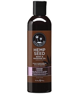 Hemp Seed Massage And Body Oil Lavender