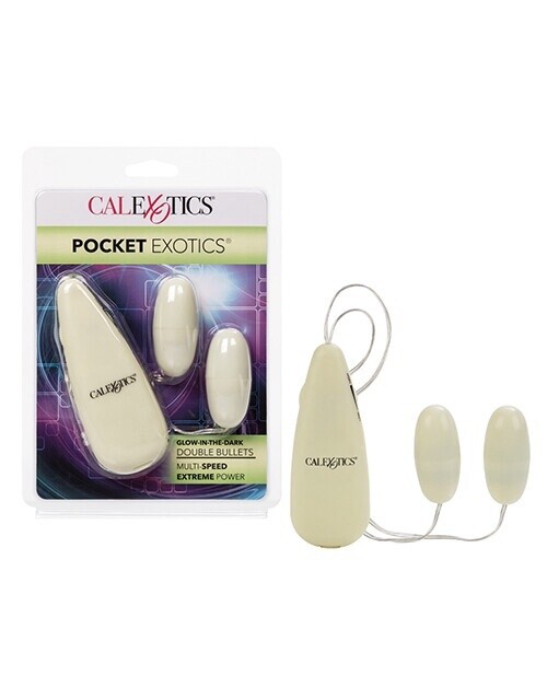 Pocket Exotic Glow in the Dark Double Bullets