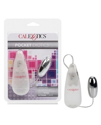 Pocket Exotics Vibrating Silver Bullet