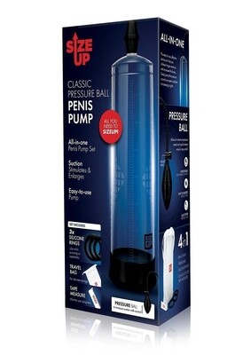 Size Up Classic Pressure Ball Penis Pump Set
