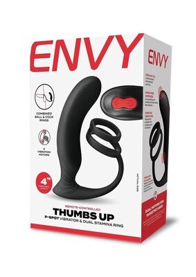 Envy Thumbs Up Remote Control P-Spot Vibe &amp; Ring