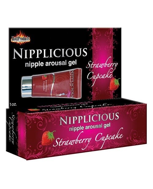 Nipplicious Nipple Arousal Gel, Flavor: Strawberry Cupcake