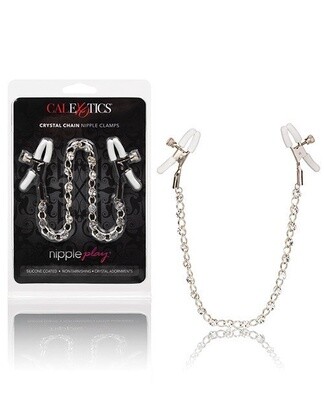 Nipple Play Crystal Chain Clamps
