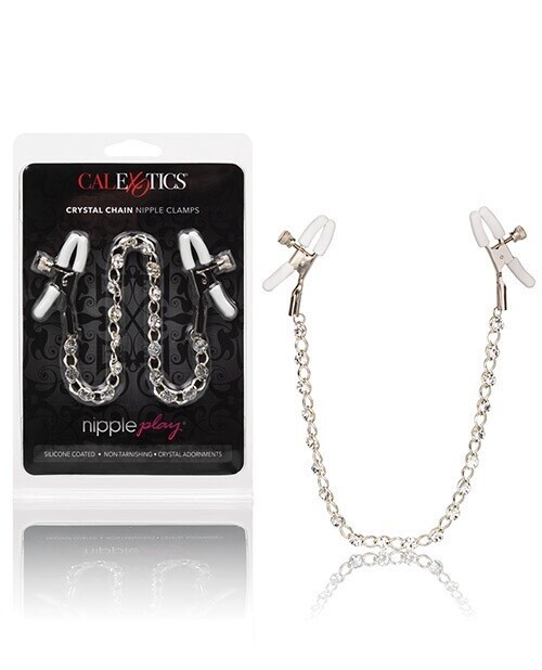 Nipple Play Crystal Chain Clamps