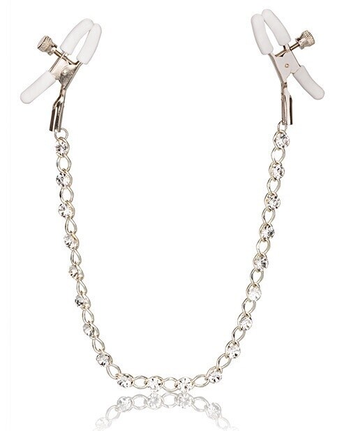 Nipple Play Crystal Chain Clamps