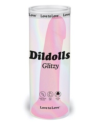 Dildolls Glitzy Silicone Dildo