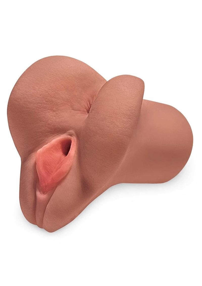 PDX Plus Pick Your Pleasure Stroker, Color: Caramel