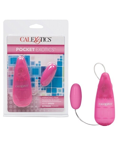 Pocket Exotics Vibrating Pink Passion Bullet