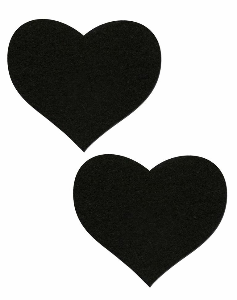 Pastease Sweety Heart Black Pasties