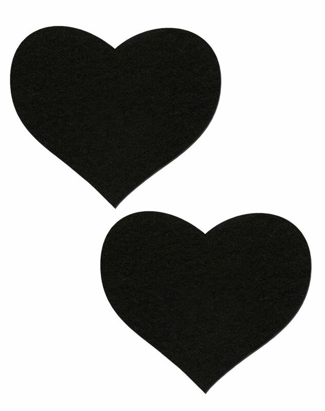 Pastease Sweety Heart Black Pasties