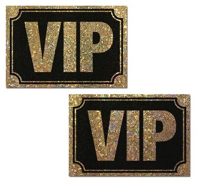 Pastease VIP Gold Glitter On Liquid Black