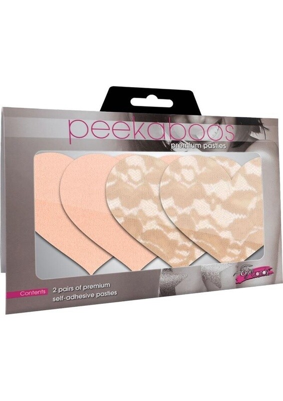 Nude Ambition Heart Pasties