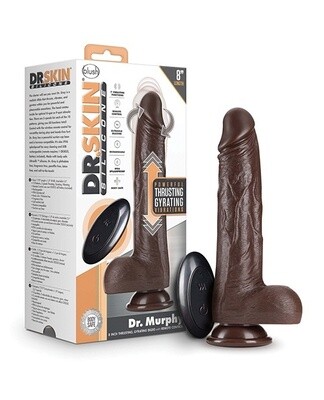 Dr. Murphy Rechargeable Thrusting Dildo with Remote Control 8&quot;