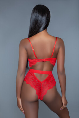 Bettany Bodysuit - Red