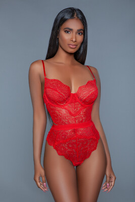 Bettany Bodysuit - Red