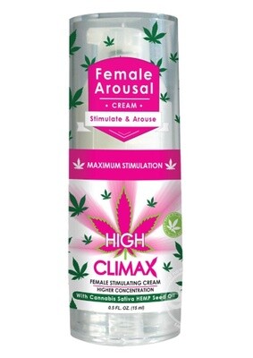 High Climax Female Arousal Cream with Hemp Seed Oil