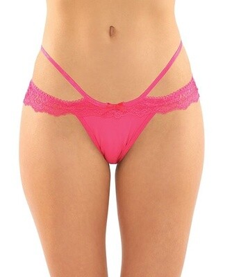 Posey Pink Crotchless Panty