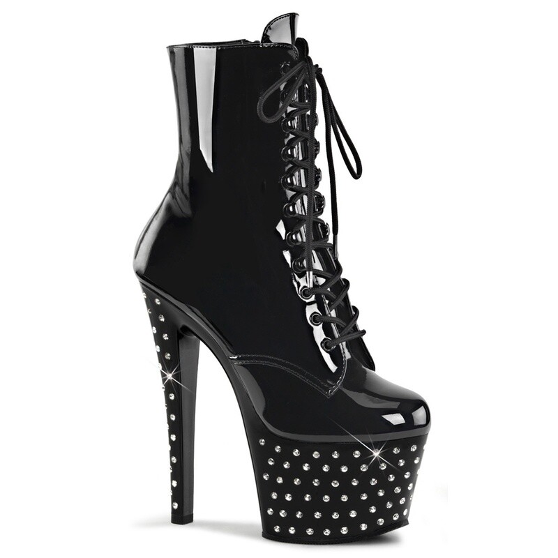 Stardust 7&quot; Rhinestone Studded Ankle Boot