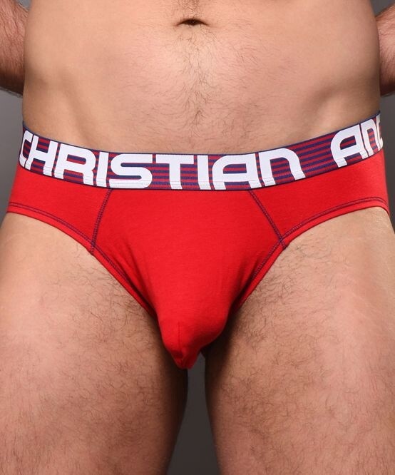 Red Almost Naked Cotton Brief