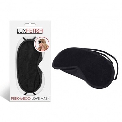 Lux Fetish Peek-A-Boo Love Mask