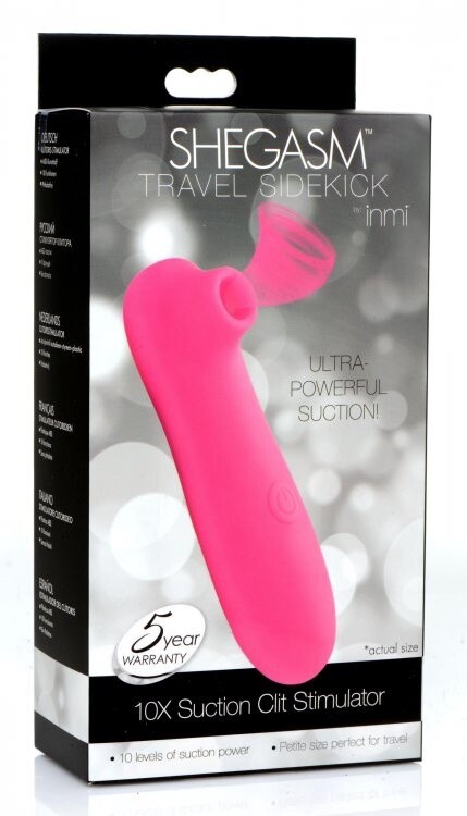 Inmi Shegasm Travel Sidekick 10X Suction Clit Stimulator