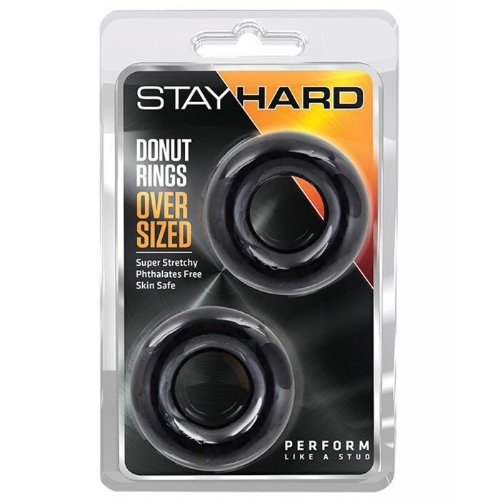 Stay Hard Donut Rings Oversized (2 pack)