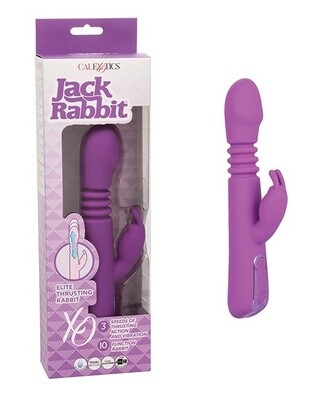 Jack Rabbit Elite Thrusting Rabbit Silicone Rechargeable Vibrator