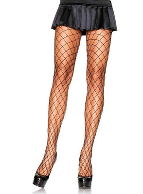 Xena Spandex Diamond Tights - Black