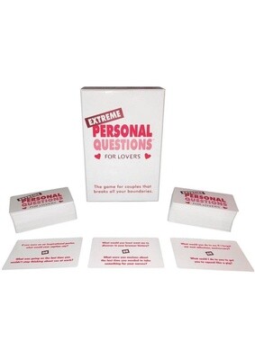 Extreme Personal Questions for Lovers Game