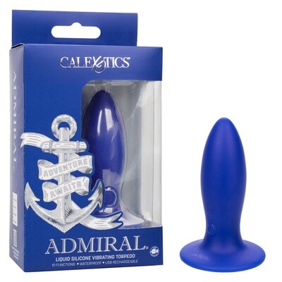 Admiral Liquid Silicone Vibrating Torpedo Rechargeable Anal Probe