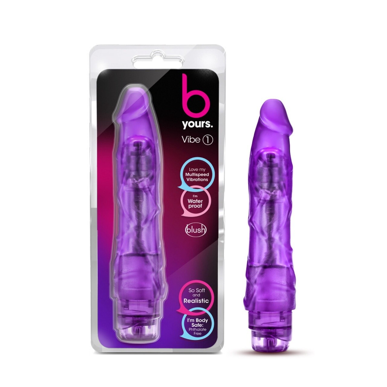 B Yours Vibe #01 Vibrating Dildo