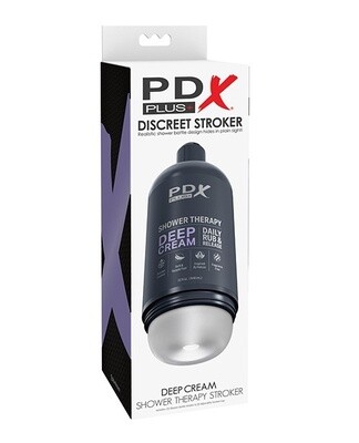 PDX Plus Shower Therapy Deep Cream Discreet Stroker