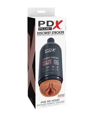PDX Plus Shower Therapy Milk Me Honey Discreet Stroker