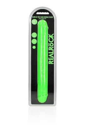 RealRock 15&quot; Double Dong Glow in the Dark Dildo