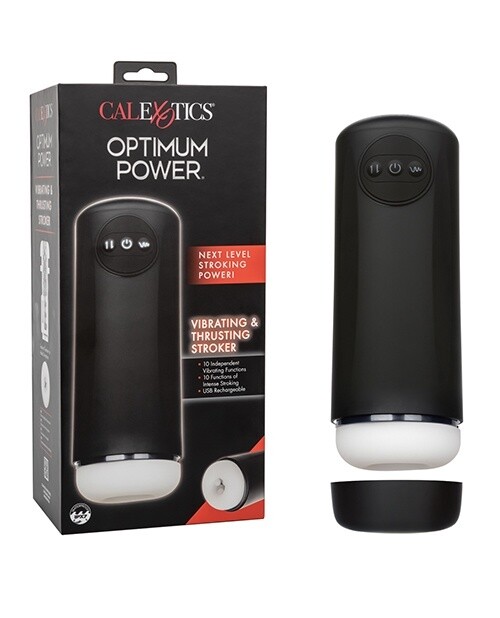Optimum Power Vibrating and Thrusting Stroker