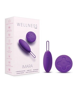 Wellness Imara Rechargeable Silicone Vibrating Egg with Remote