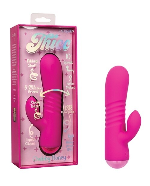 Thicc Chubby Honey Dual Motor Vibrator with Clitoral Stimulator