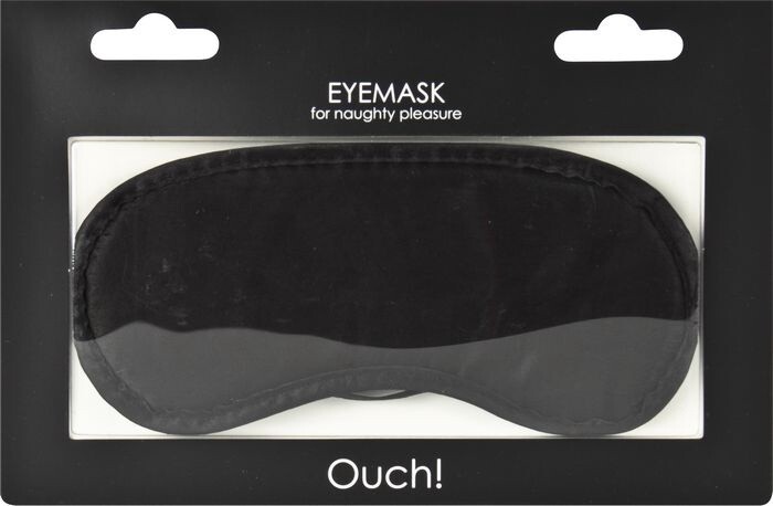 Ouch! Soft Eyemask, Color: Black