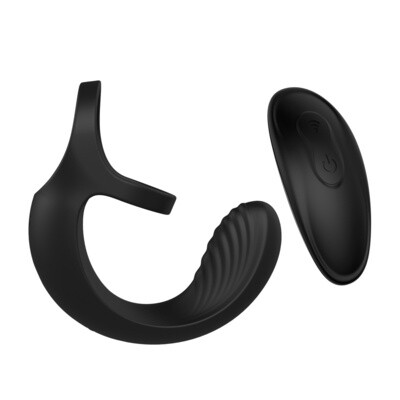 Rechargeable Ball Cradle Cock Ring with Remote Control
