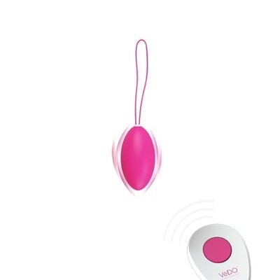 VeDO Peach Rechargeable Silicone Egg Vibrator