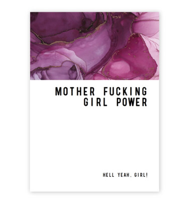 Girl Power Greeting Card