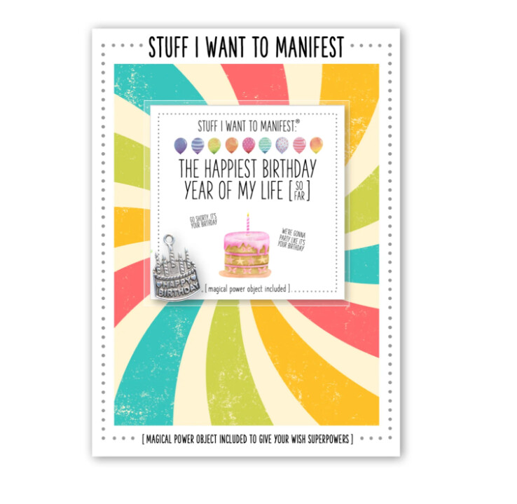 Manifest Birthday Greeting Card